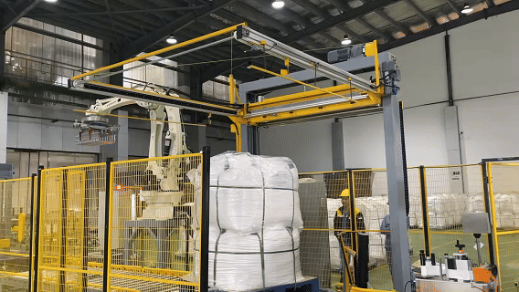 鋰電行業噸包貨物包裝線(圖2)